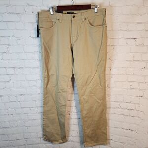 Men's Black Brown 1826 "Tailored Fit" khaki pants, size 34 X 32